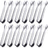 12-pack mini tongs Sugar tongs Ice tongs Small stainless steel serving tongs_qcx