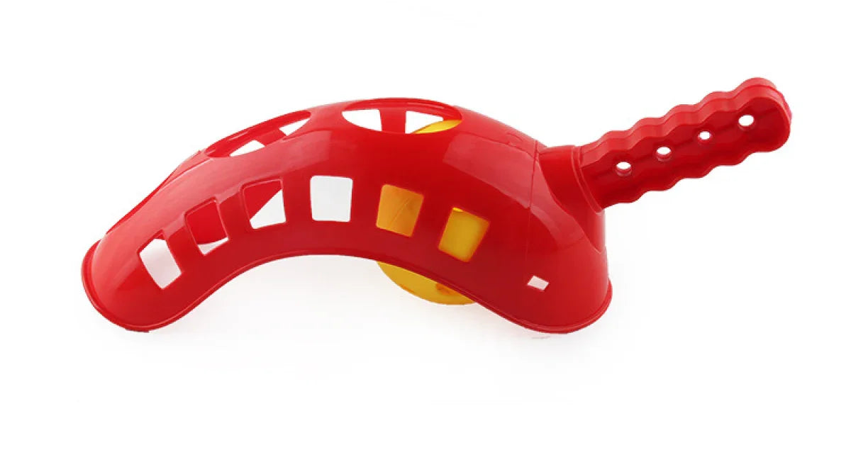 Scoop Ball Toy Set - Outdoor Toys for Kids with Thrower and Balls - Throw and Catch Ball Game, Fun Beach Toys