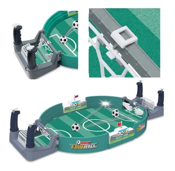 Table Football Interactive Game, Mini Table Football Pinball Game, Interactive Table Football Sports Board Game for Kids Adults