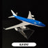 1:400 Scale Metal Airplane Replica DHL Boeing 757 Airplane Diecast Model Airplane Home Office Miniature Toys for Children 97.KLM B747