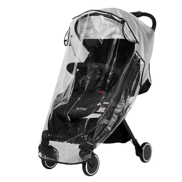 Universal Stroller Rain Cover, 5-in-1 Cover - Transparent Rain Cover for Stroller