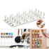 4-pack spice rack for 20 spices White white