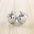6/12 pcs Mini Disco Ball Party Decorations Silver Mini Plastic Ornaments Small Disco Balls Silver Silver_MGF Silver 6CM