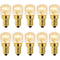 10-pack Dimmable E14 Oven Light Bulb, Edison E14 T22, Withstands up to 300 degrees, 2700K Warm White, 160LM, AC 220V