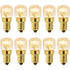 10-pack Dimmable E14 Oven Light Bulb, Edison E14 T22, Withstands up to 300 degrees, 2700K Warm White, 160LM, AC 220V
