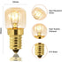 10-pack Dimmable E14 Oven Light Bulb, Edison E14 T22, Withstands up to 300 degrees, 2700K Warm White, 160LM, AC 220V
