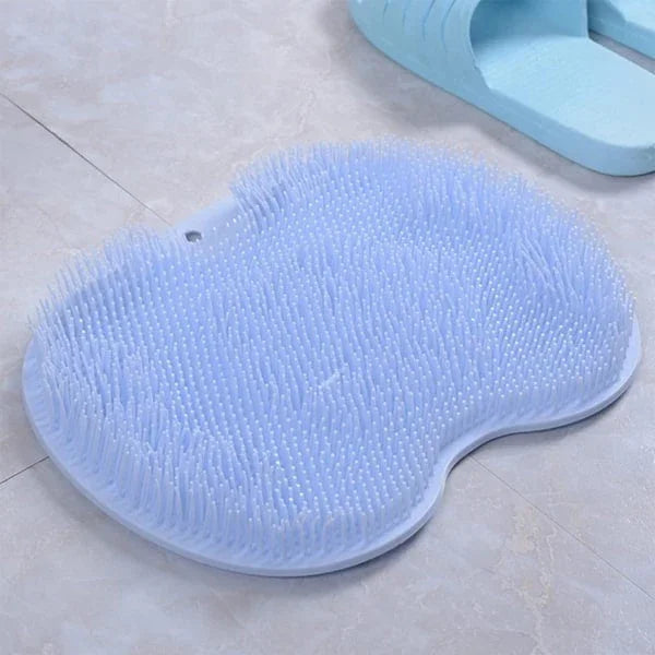 Silicone foot scrub for shower, silicone foot brush, silicone foot scrub for cleaning and massaging feet in the shower_qcx