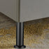 Adjustable Metal Furniture Legs - Set of 4 Sofa/Divan/Cabinet/Bed Legs - 18-30 cm Height Support Feet for Chair/Coffee Table/Dresser