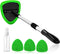 Windshield Washer, Car Windshield Cleaning Tool for Inside with 4 Reusable and Washable Microfiber Pads, Green