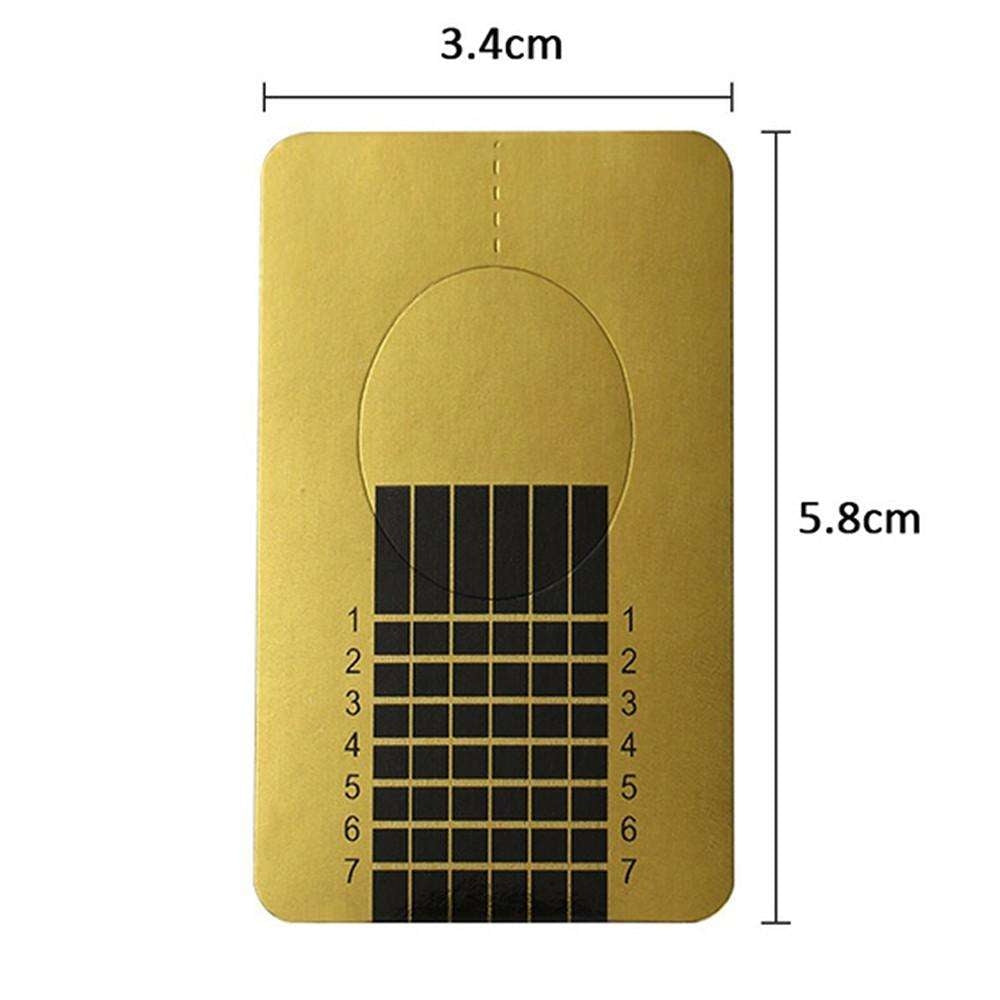 500 pcs Gold Nail Templates - Nail Forms, Nail Template, Nail Forms_yux