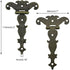 Antique Hinges, Bronze Decorative Retro Carved Hinges Cabinet Hinges For Doors Cupboard Jewelry Box 6 pcs