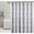 Shower Curtain 120x180 cm, Waterproof Washable Mildew Proof Polyester Shower Curtain, Grey_TF