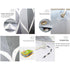 Shower Curtain 120x180 cm, Waterproof Washable Mildew Proof Polyester Shower Curtain, Grey_TF