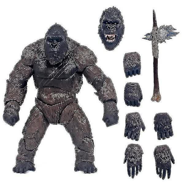 2021 King Kong Vs Godzilla Gorilla Monster Model PVC Animal Figures Toy Birthday