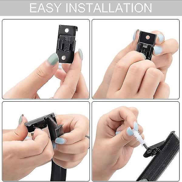 Meter Black Bendable Ceiling Track for Curtains, Flexible Ceiling Curtain Track