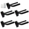 5-pack black guitar hanger wall mount with screws fits guitars