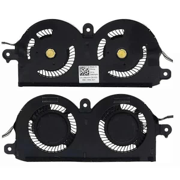 pc CPU Cooling Fan for Dell XPS 13 9370 9380 Series Laptop Replacement Parts