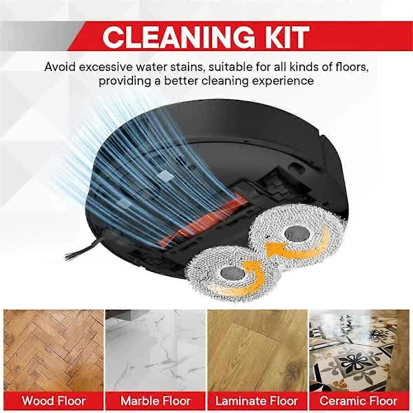 6-pack rubber brushes for Qrevo S/MaxV/Pro/Plus, Q series, S7 series, series, 35A vacuum cleaner parts