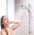 Powerful Rain Shower Head - High Pressure Rain Shower Heads - Large Square Shower Head with Chrome Finish - Universal Replacement Shower Accessories