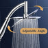 Powerful Rain Shower Head - High Pressure Rain Shower Heads - Large Square Shower Head with Chrome Finish - Universal Replacement Shower Accessories