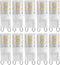 10pcs G9 2W 16LED Mini LED Bulbs, Ceramic Base, Eye Protection, Dimmable Design, Energy Saving Equivalent to 30 Watt Halogen