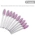 100pcs Abrasive Polishing Mounted Stone Rotary Tool Grinding Wheel for Dremel Rotary Tool 3mm Shank..DEBUNS