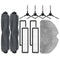 For D9 Max Gen 2, D10s Pro, D10s Robot Vacuum Cleaner Accessories Main Brush Filter Mop Cloth Replacement Parts