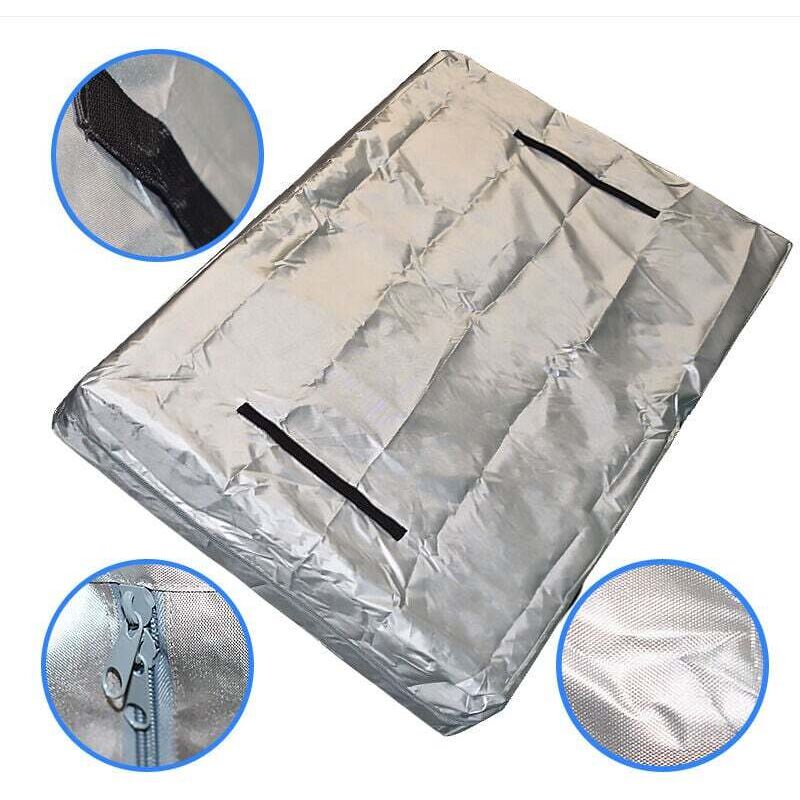 Mattress Storage and Protective Cover for Moving - Waterproof Full Size Mattress Cover, Mattress Protector - 196x38x107cm, grey-..DEBUNS