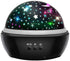 Galaxy Lamp Star Projector with Underwater Effect for Magical Atmosphere, Black