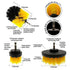 4-pack MultiColor Scrubbing Brushes for Drill and Screwdriver