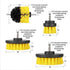 4-pack MultiColor Scrubbing Brushes for Drill and Screwdriver