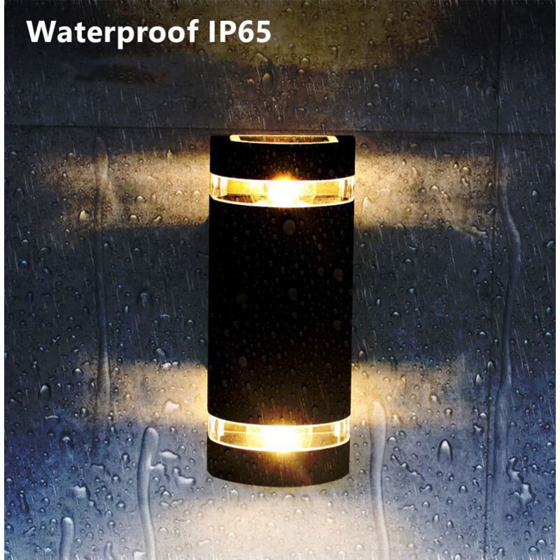 Outdoor Wall Light, up to 35W GU10, IP65 Waterproof Garden Light for Patio, Terrace, Garden, Entrance Hall, Balcony, Porch