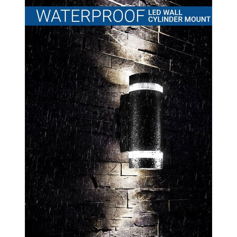 Outdoor Wall Light, up to 35W GU10, IP65 Waterproof Garden Light for Patio, Terrace, Garden, Entrance Hall, Balcony, Porch
