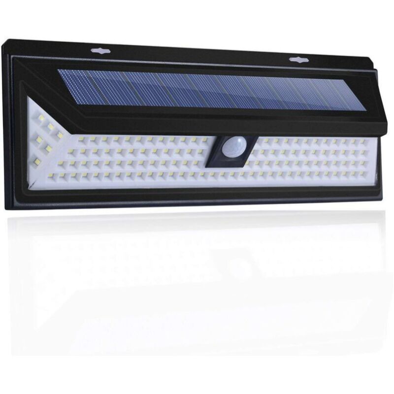 Solar Wall Light 118 LED PIR Motion Sensor IP65 Waterproof Outdoor Garden Light 1000 Lumens
