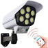 77 LED Solar Light Outdoor Simulation Surveillance Security Lighting with Motion Sensor Solar Wall Lamp Fake Surveillance Cameras