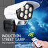 77 LED Solar Light Outdoor Simulation Surveillance Security Lighting with Motion Sensor Solar Wall Lamp Fake Surveillance Cameras