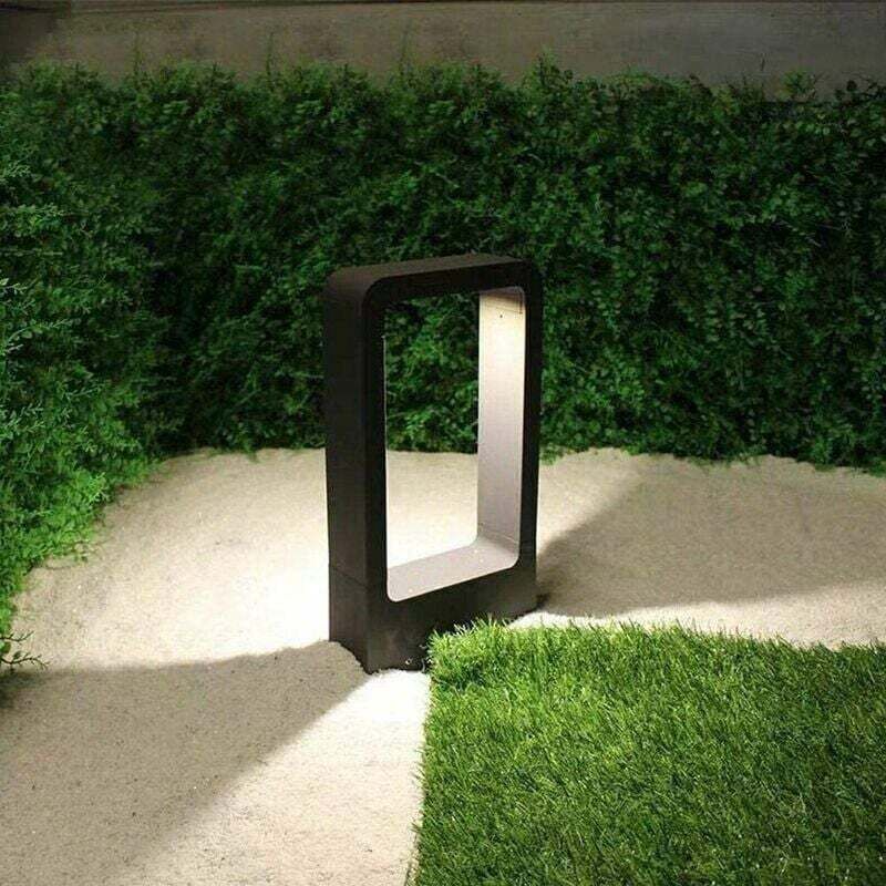 LED 7W 3000K IP65 Electrical Socket Light Post Terrace Outdoor Lighting Garden Lamp Black Warm White Design Waterproof Decorative Lighting IP65