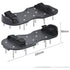 1 Pair Lawn Aerator, Lawn Scarifier Scarifier Spiked Shoes with Adjustable Straps, Universal Indoor and Outdoor, Black