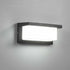 Modern Outdoor Wall Light LED 12W Waterproof IP65 Anthracite Aluminum Lighting Decoration Light for Yard Garden Patio Near Wall Path