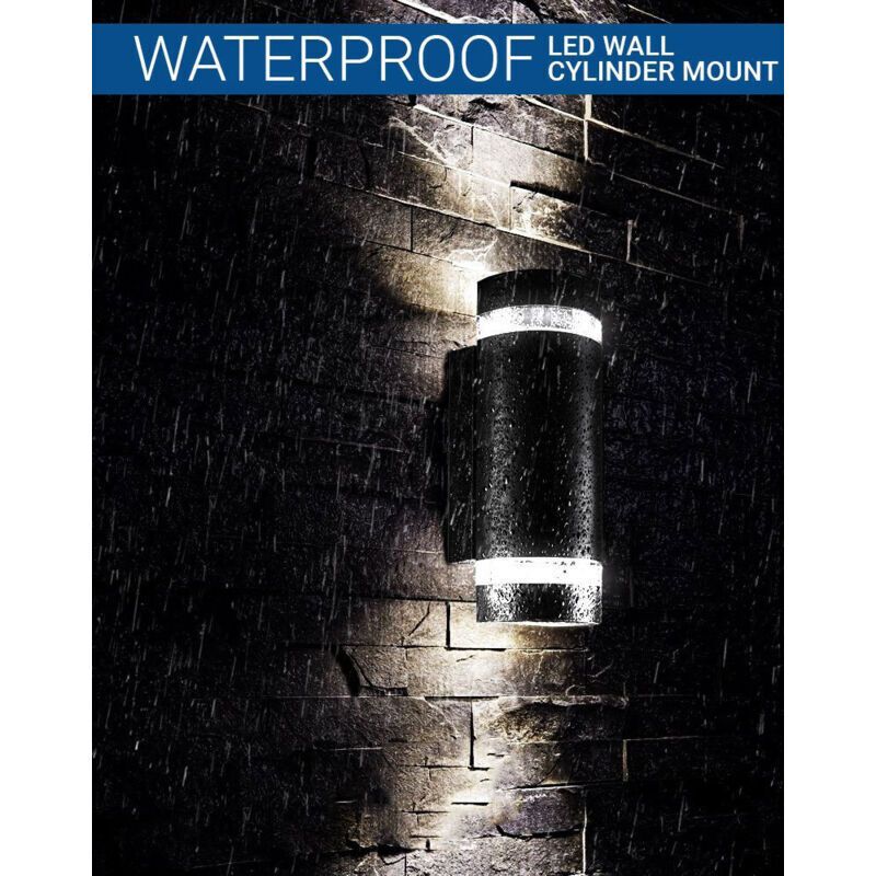 Outdoor Wall Light, up to 35W GU10, IP65 Waterproof Garden Light for Patio, Deck, Garden, Hallway, Balcony, Porch