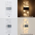 2 Pcs 12W LED Indoor Wall Light, 3000K Warm White Light Modern Acrylic Feather LED Wall Lamp, Simple Modern Wall Sconce for Bedroom, Living Room