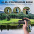 HD Monocular Telescope With BAK4 Prism, Phone Holder And Tripod, Black, 80 x 100, 165 x 53 mm