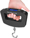 Digital Luggage Scale With Hook, Capacity Accuracy, Backlit LCD Handheld Travel Baggage Scale For Suitcases, Black, 50 kg, 10 g, 12 x 8 cm