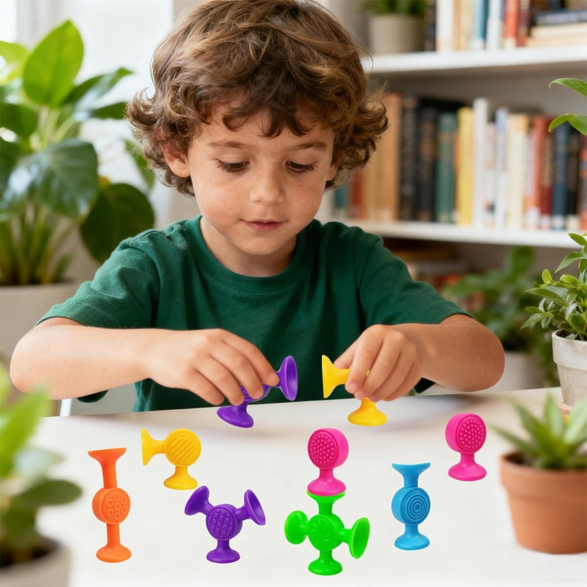 12 Piece Suction Cup Bath Toy Set for Children