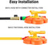 1 Piece Children Water Sprinkler 360 Degree Rotating with Hose Connection