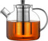 Glass Teapot with Stainless Steel Filter, 1.5 L