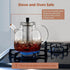 Glass Teapot with Stainless Steel Filter, 1.5 L
