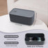 Lockable Storage Box with Combination Code, Portable BPA-Free Medicine Safe for Home Office Travel, Grey, 23.5 x 12.8 x 9.2cm
