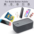 Lockable Storage Box with Combination Code, Portable BPA-Free Medicine Safe for Home Office Travel, Grey, 23.5 x 12.8 x 9.2cm