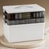 Medicine Storage Box, 2-Layer Multi Grid First Aid Medication Container, Portable Household Medicine Organizer Box with Lid, Size S
